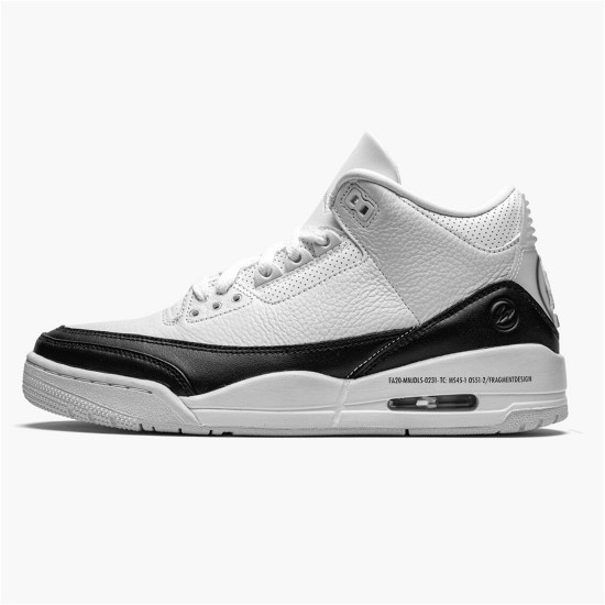 PK Sneakers Jordan 3 Retro Fragment White/White-Black DA3595-100
