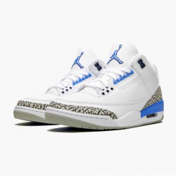 PK Sneakers Jordan 3 Retro UNC (2020) White/Valor Blue-Tech Grey CT8532-104